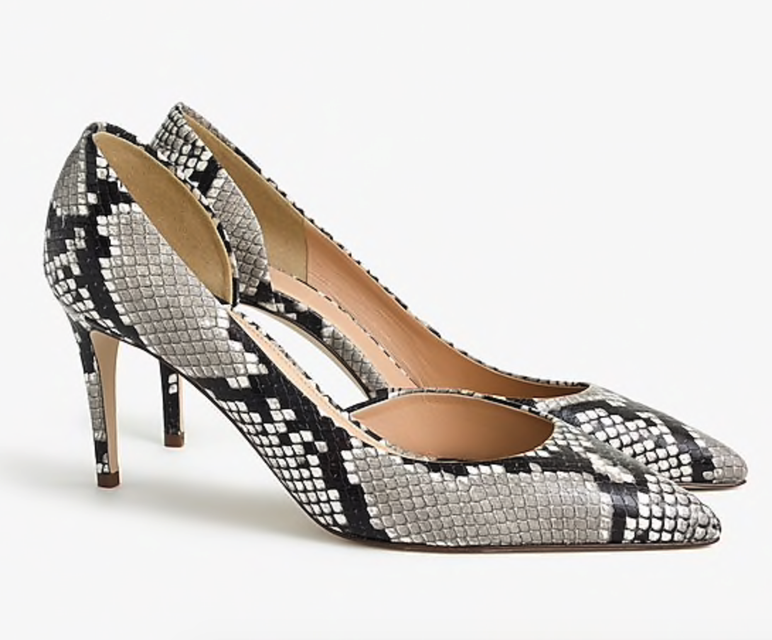 Look for Less: Snakeskin Pumps | Capitol Hill Style