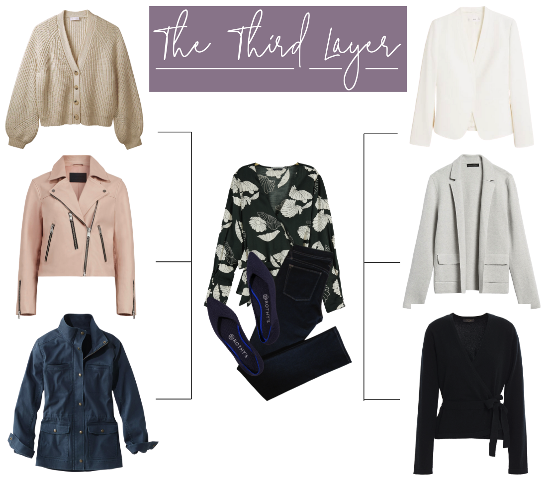 The Third Layer: What to Wear Over a Wrap Blouse | Capitol Hill Style