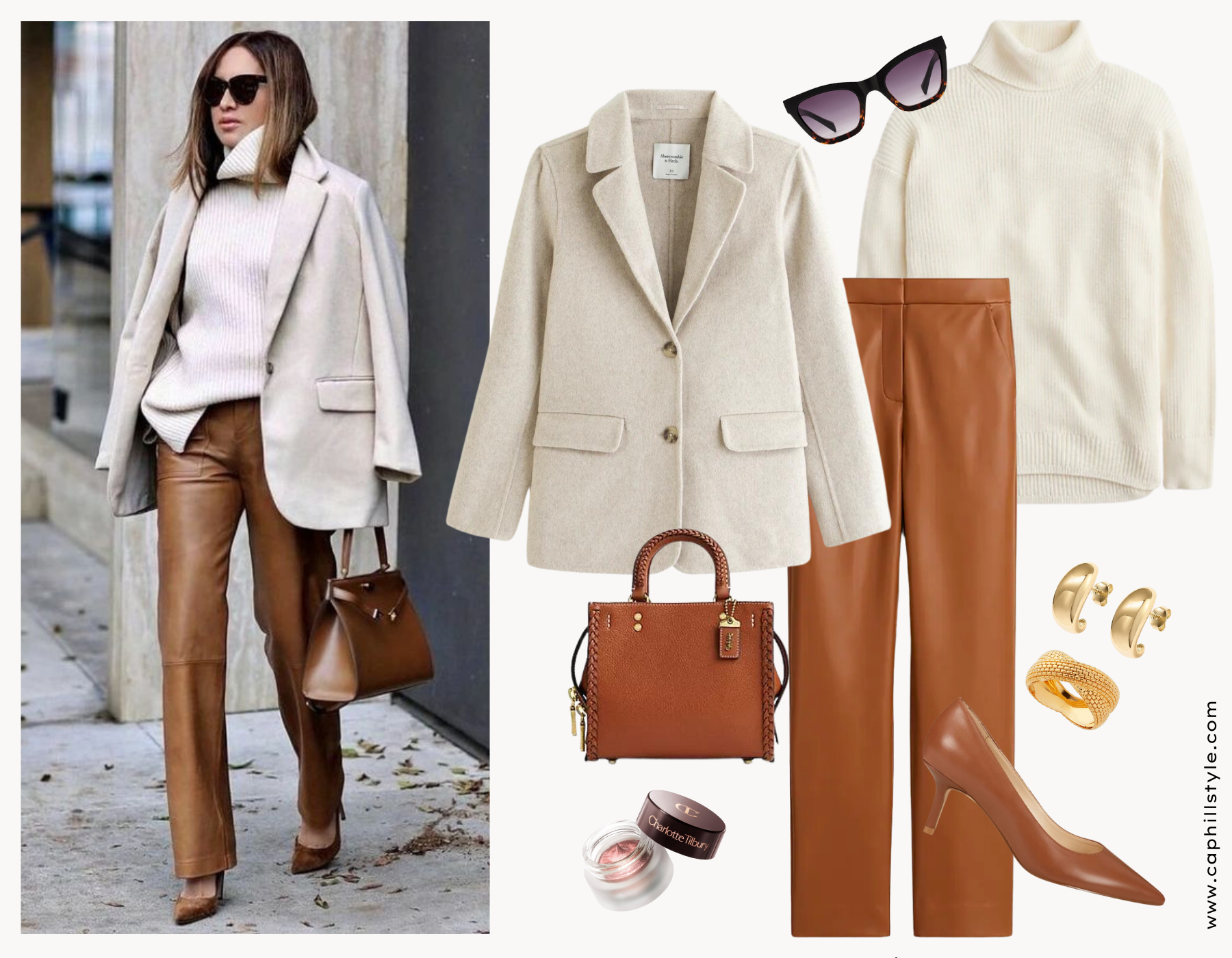 Leather Pants Outfit Ideas  Fall Outfit Ideas 